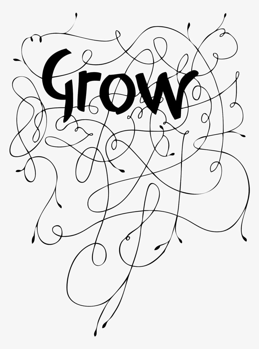 Hand-drawn Messages Or Typographic Designs - Line Art, HD Png Download