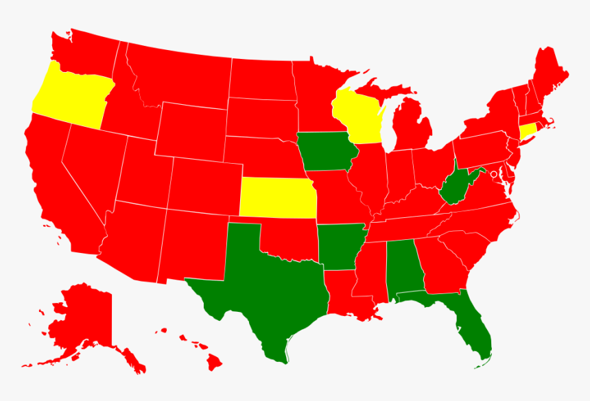 Greyhound Racing In The United States - Death Penalty States, HD Png Download