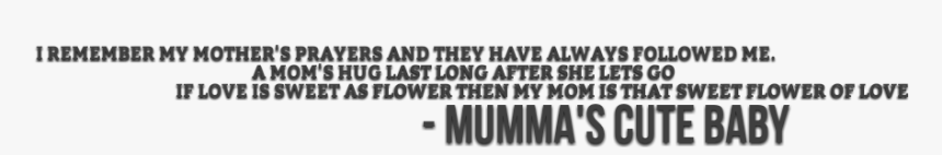 Mother Love Png Text, Transparent Png