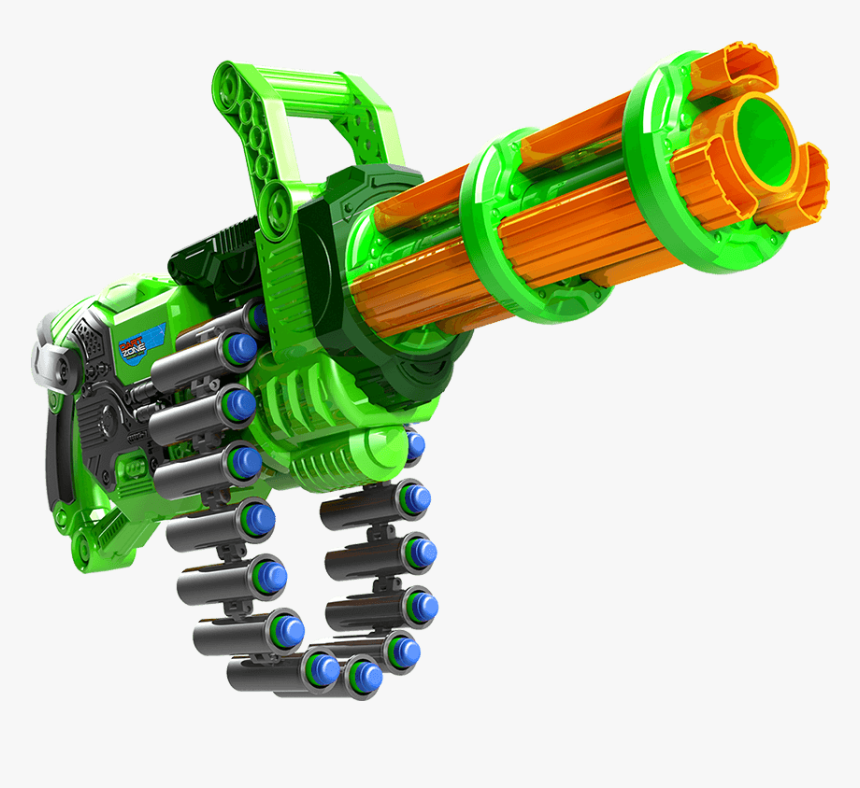 Dart Zone® Scorpion Gatling Motorized Dart Blaster - Dart Zone Super Commando Gatling Blaster, HD Png Download