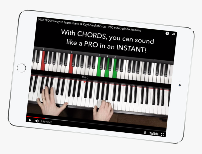 Ipad Video Trailer - Musical Keyboard, HD Png Download