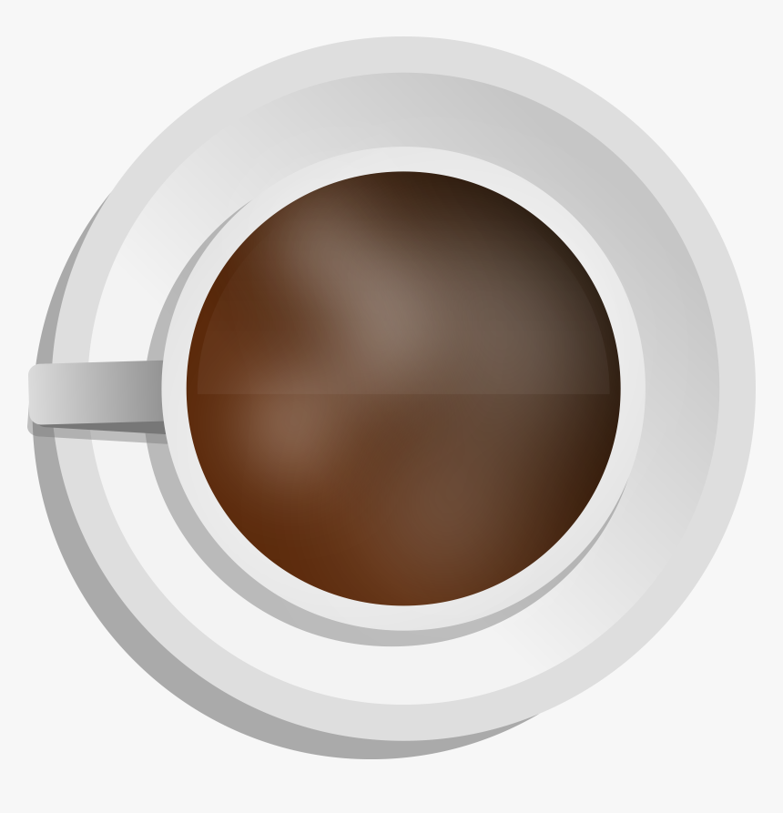 Realistic Coffee Cup - Coffee Cup Vector Top Png, Transparent Png