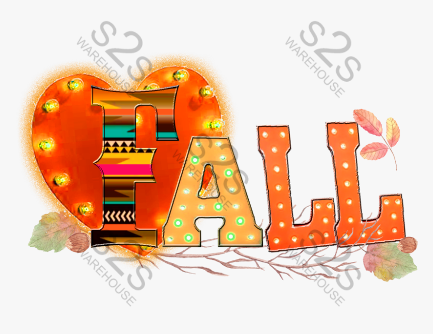 Cute Fall Heart - Illustration, HD Png Download