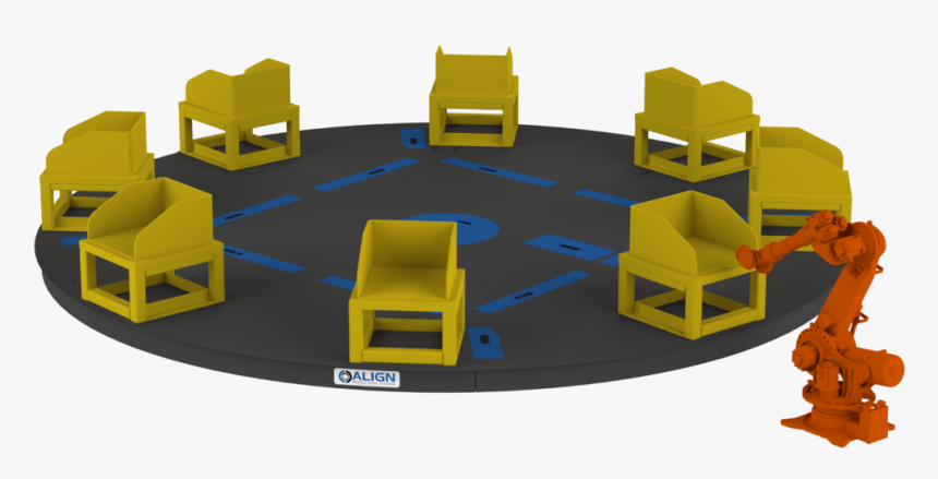 Mechanical Indexing Turntable - Chair, HD Png Download