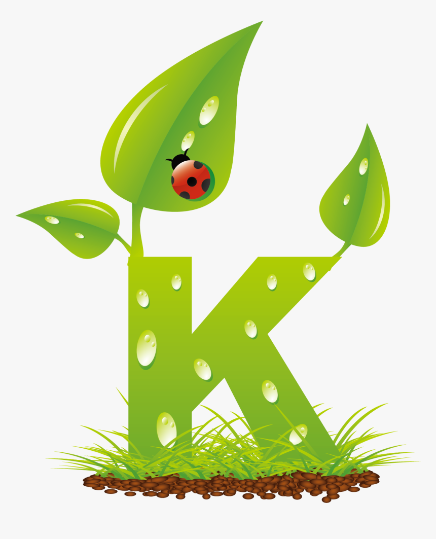 Letters Vector Grass - Letter, HD Png Download