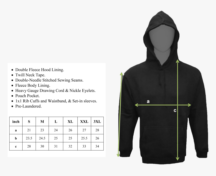 25 Inch Hoodie, HD Png Download