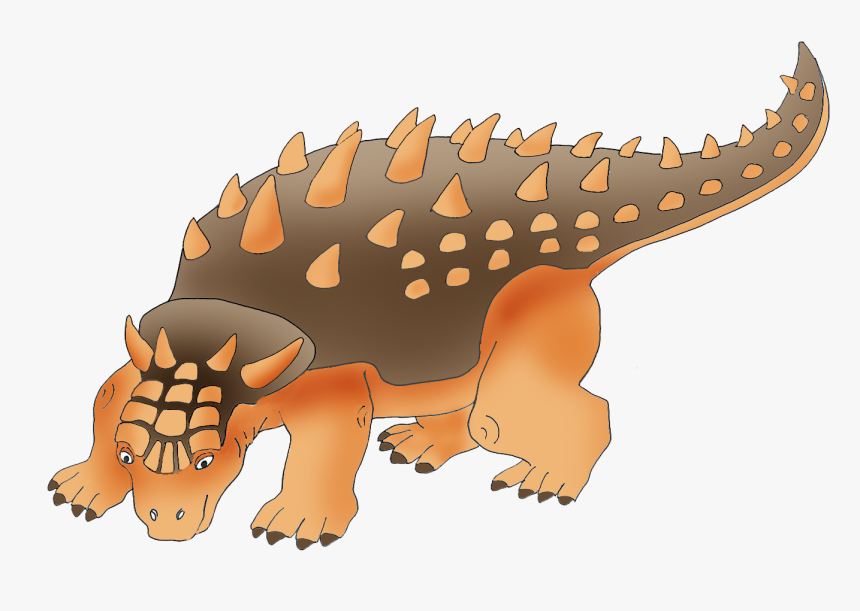 Ankylosaurus Dinosaur Clipart - Dinosaur Ankylosaurus Clip Art, HD Png Download