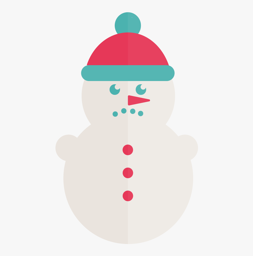 A Sad Snowman - Illustration, HD Png Download