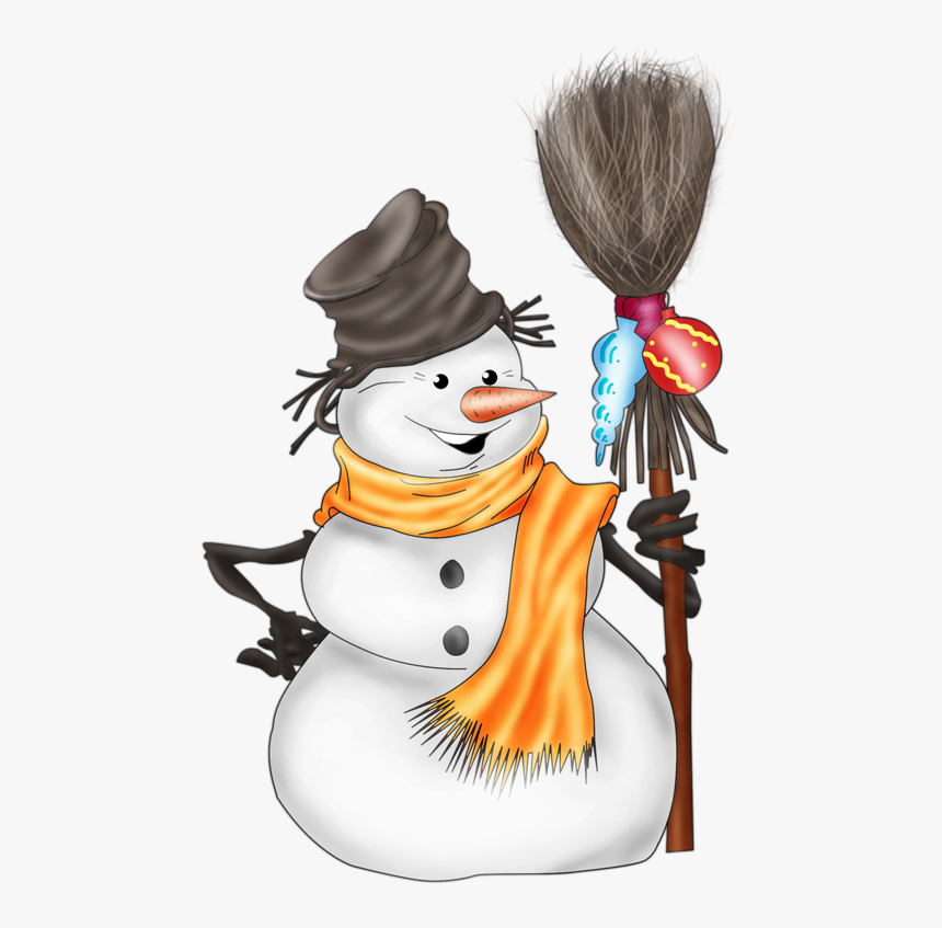 Sitting Snowman Clip Art, HD Png Download