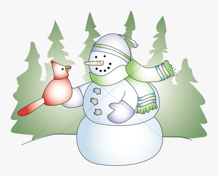 Snowman Clipart Traditional Christmas Decoration Transparent - Illustration, HD Png Download