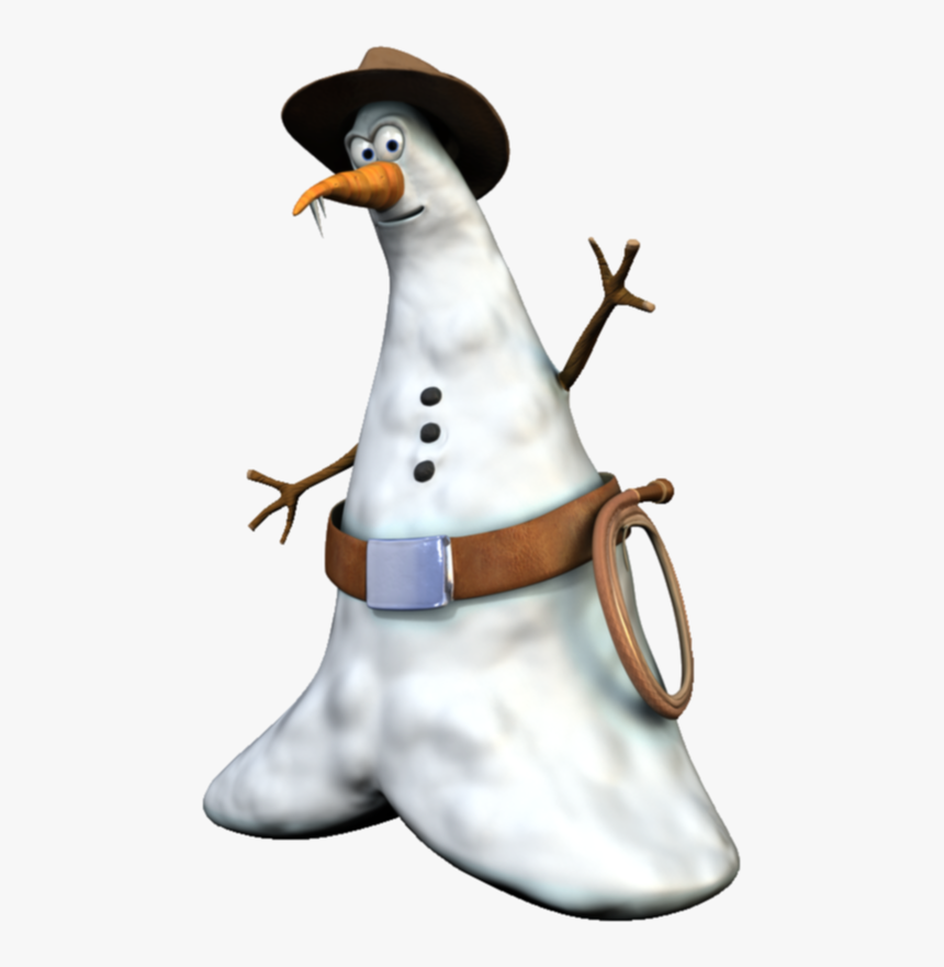 Western Snowman Clipart - Cowboy Snowman, HD Png Download