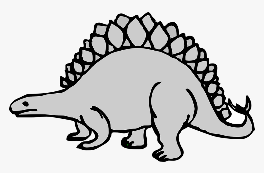 Stegosaurus, Dinosaur, Prehistoric, Animal, Jurassic - Rompecabezas Numericos Para Colorear, HD Png Download