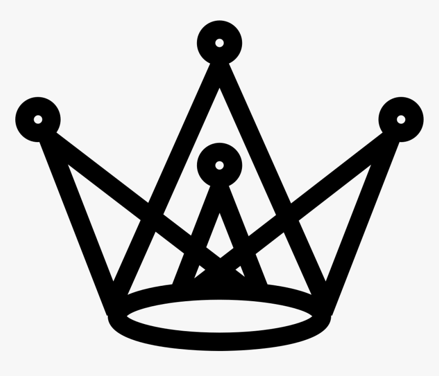 Crown Shape Png - Corona De Triangulos En Png, Transparent Png