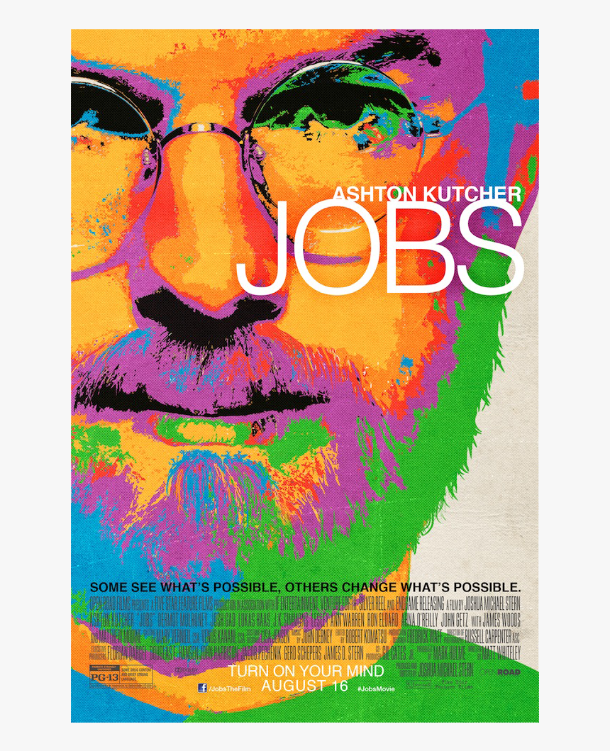 The Steve Jobs Movie Starring Ashton Kutcher Is Now - Poorly Designed Movie Posters, HD Png Download