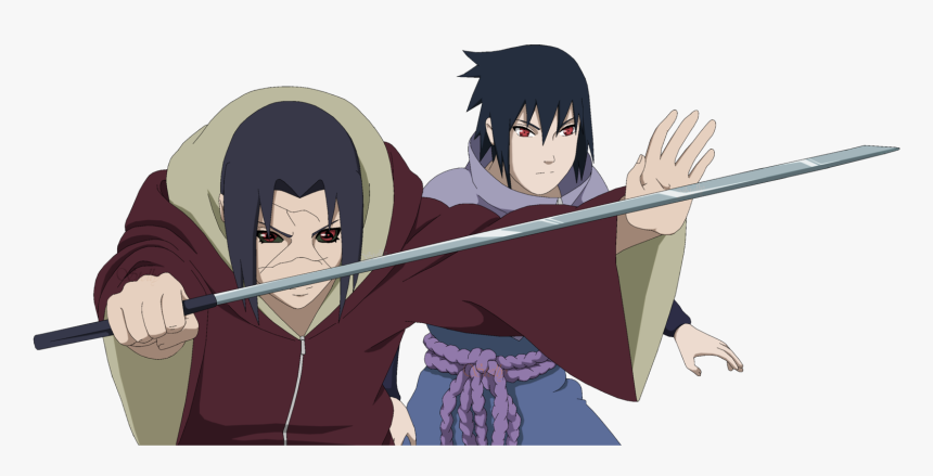 Itasasu Images Itachi And Sasuke Lineart Colored Hd - Sasuke And Itachi Png, Transparent Png
