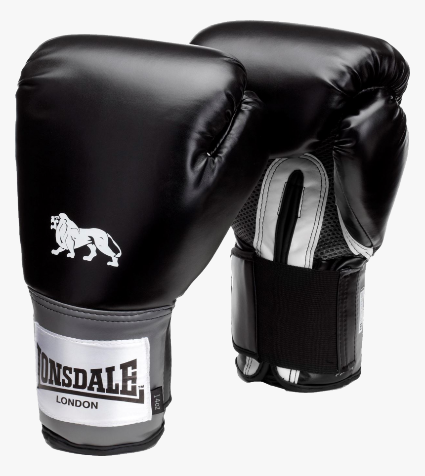 Black Jonsdale Boxing Gloves Free Png Download - Lonsdale Boxing Gloves, Transparent Png