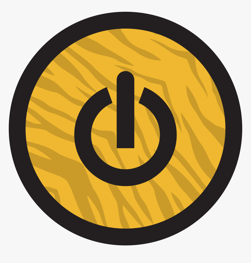 Tiger Start Up Button, HD Png Download