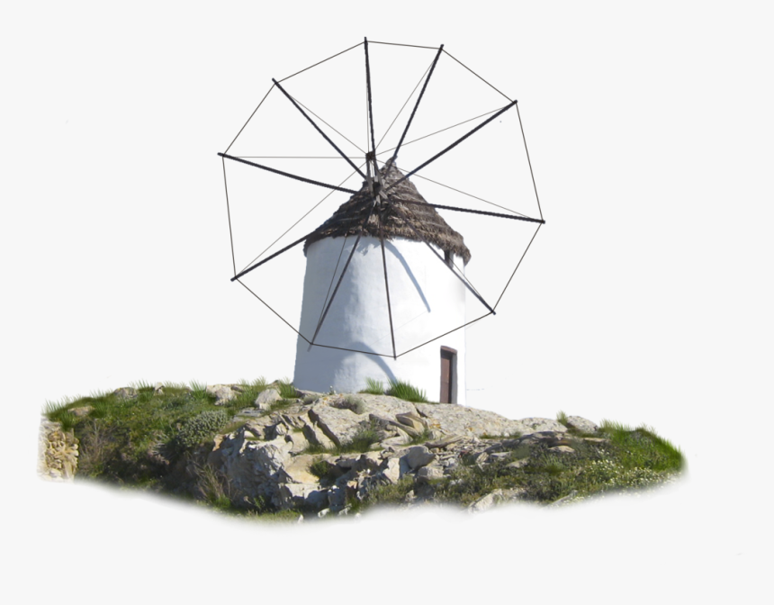 Greek Windmill Png, Transparent Png