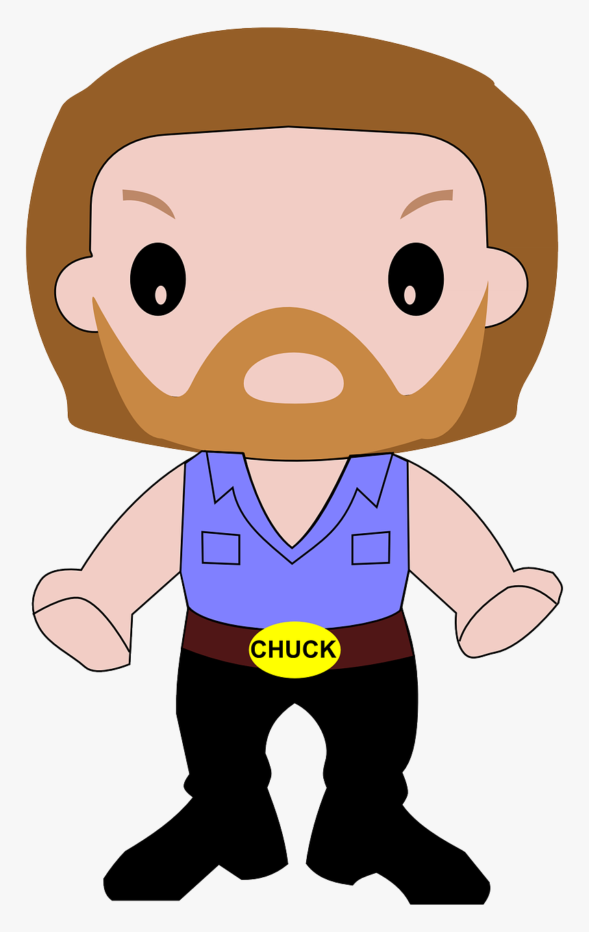 Man, Person, Chuck, Norris, Fighter - Chuck Norris Clipart, HD Png Download