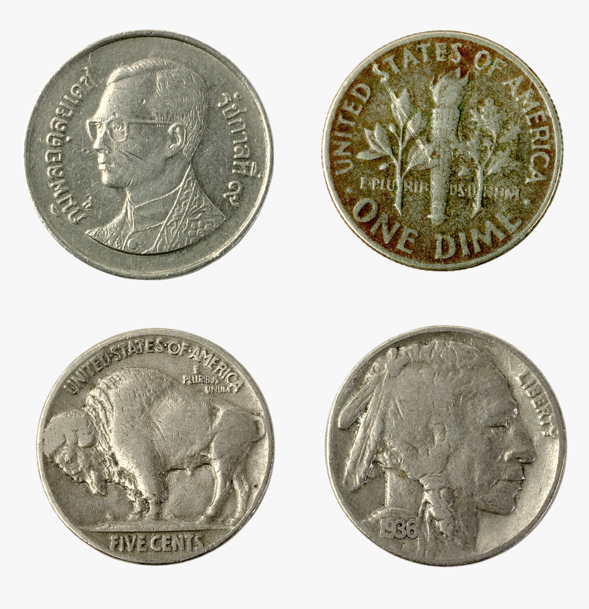 Rupee, Dime, Cent, Currency, Coin, Cash Money, Finances - All World Currency Coins, HD Png Download
