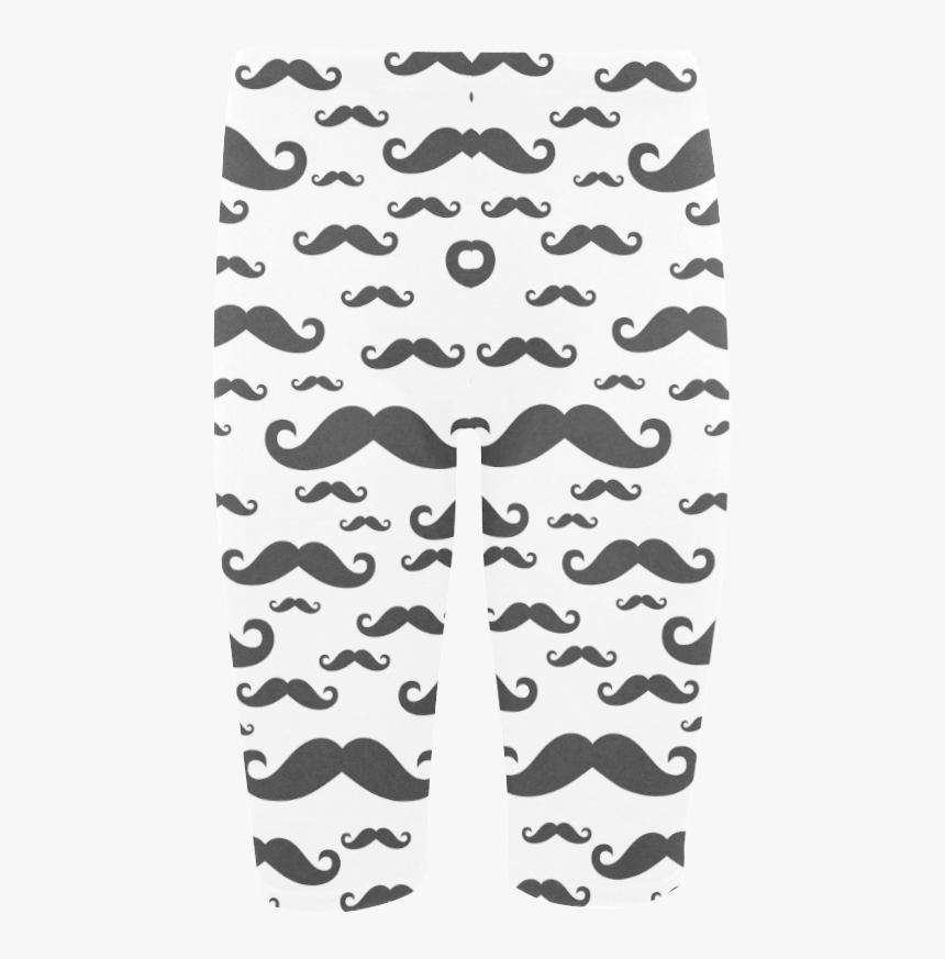 Black Handlebar Mustache / Moustache Pattern Hestia - Moustache, HD Png Download