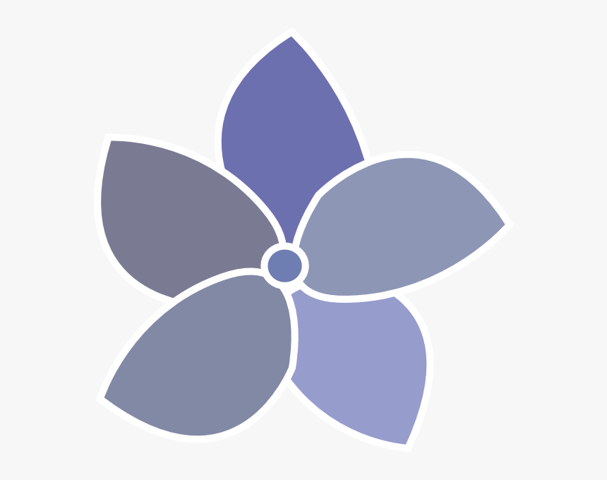 Hydrangea Flower Varied Svg Clip Arts - Hydrangea Flower In Vector, HD Png Download