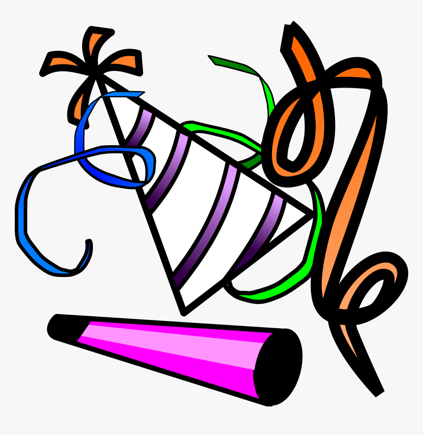 Celebration, Gala, Hat, Horn, Party - Party Favors Clip Art, HD Png Download