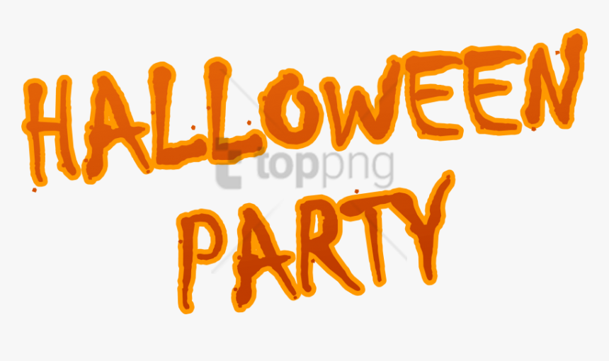 Halloween Party Png - Calligraphy, Transparent Png