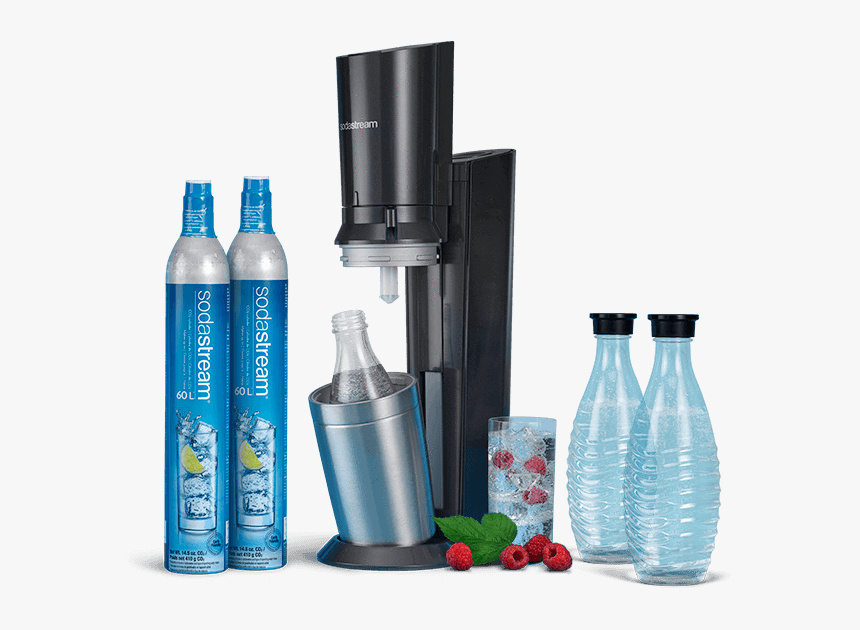 Crystal Soda Stream Bottles, HD Png Download