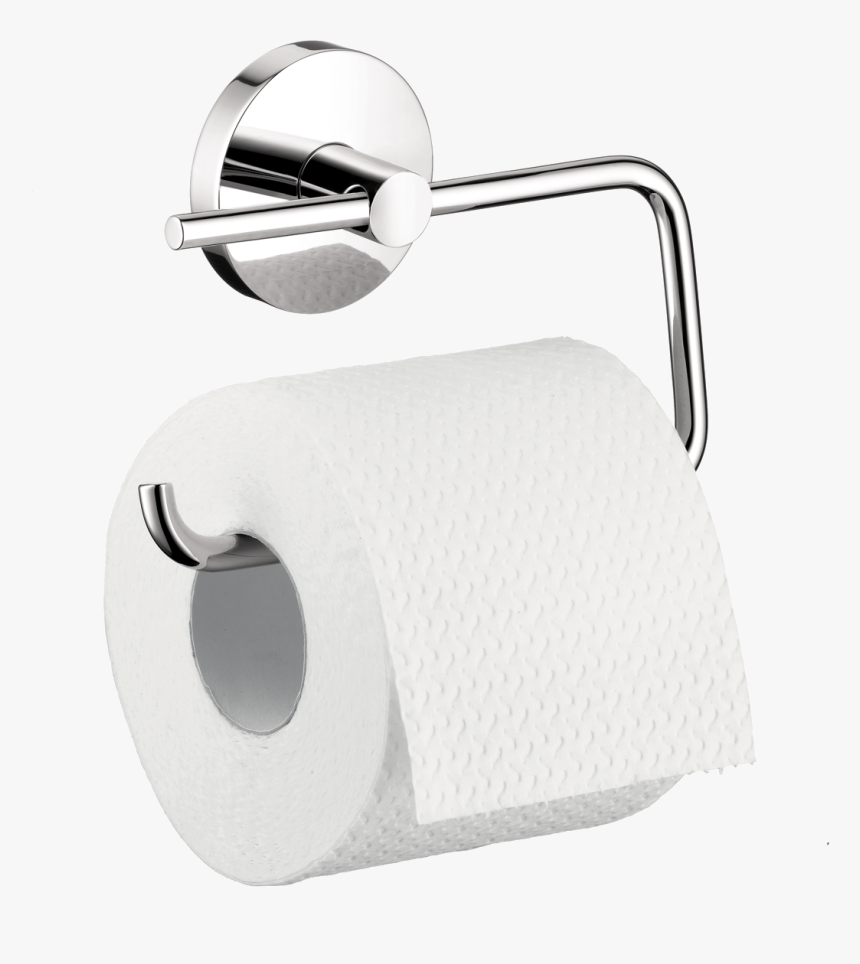 Toilet Paper Holder - Toilet Paper On Holder, HD Png Download