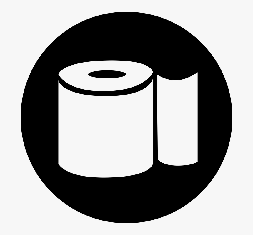 Commode, Paper, Toilet, Toilet Paper - Icon Portfolio Png, Transparent Png