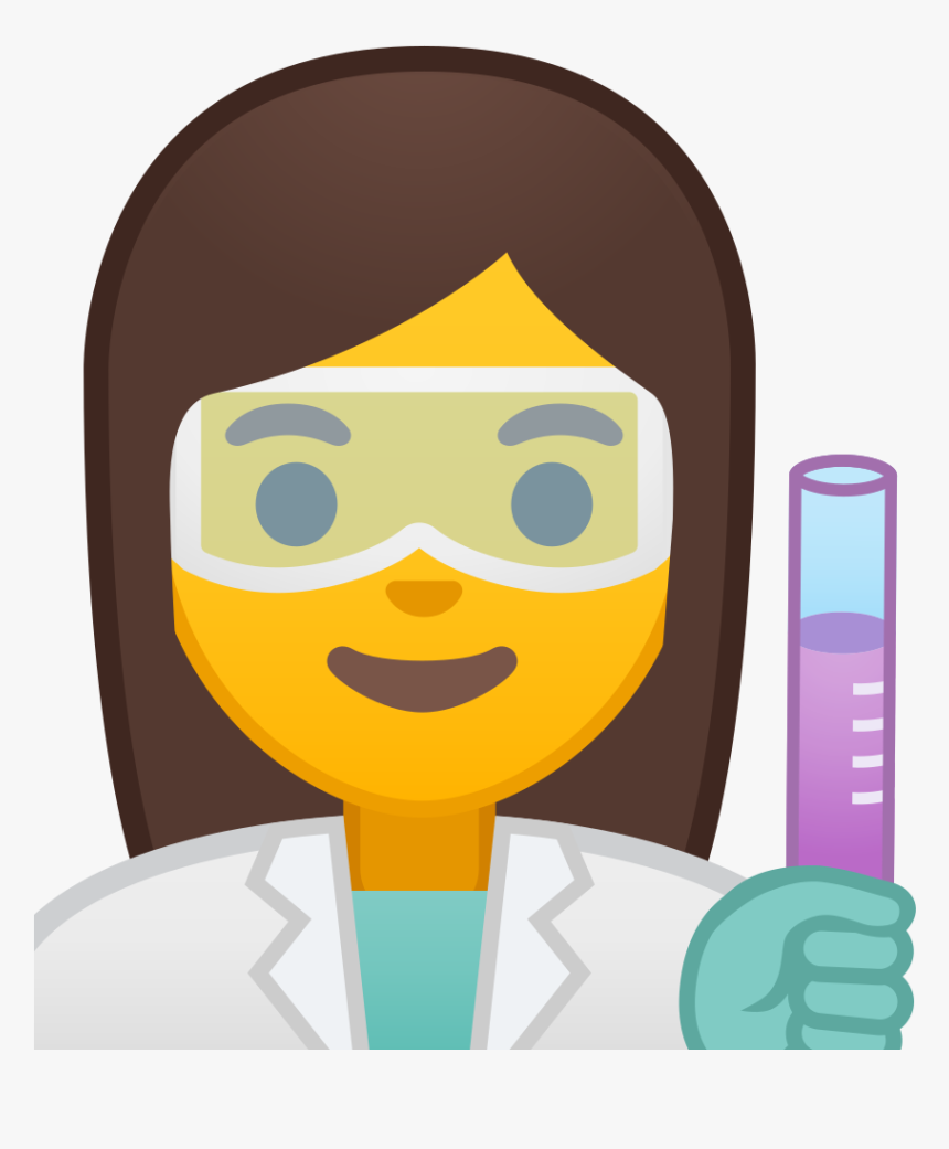 Woman Scientist Icon - Scientist Emoji, HD Png Download