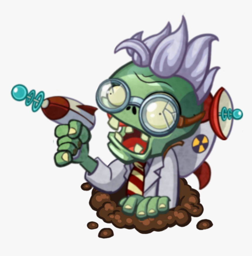 Electricity Clipart Mad Scientist - Scientist Zombie Pvz Heroes, HD Png Download