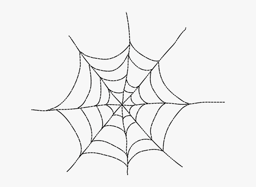 Spider Web Drawing - Spider, HD Png Download