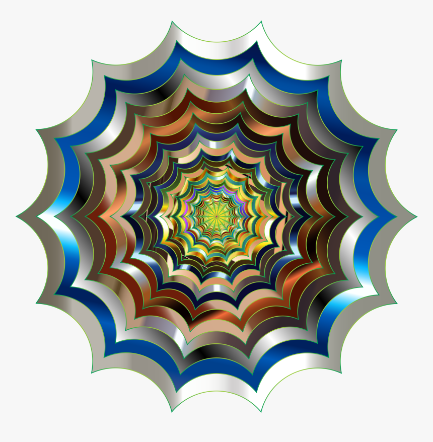 Spider Web Hypnotic Revitalized 3 Clip Arts - Fractal Art, HD Png Download
