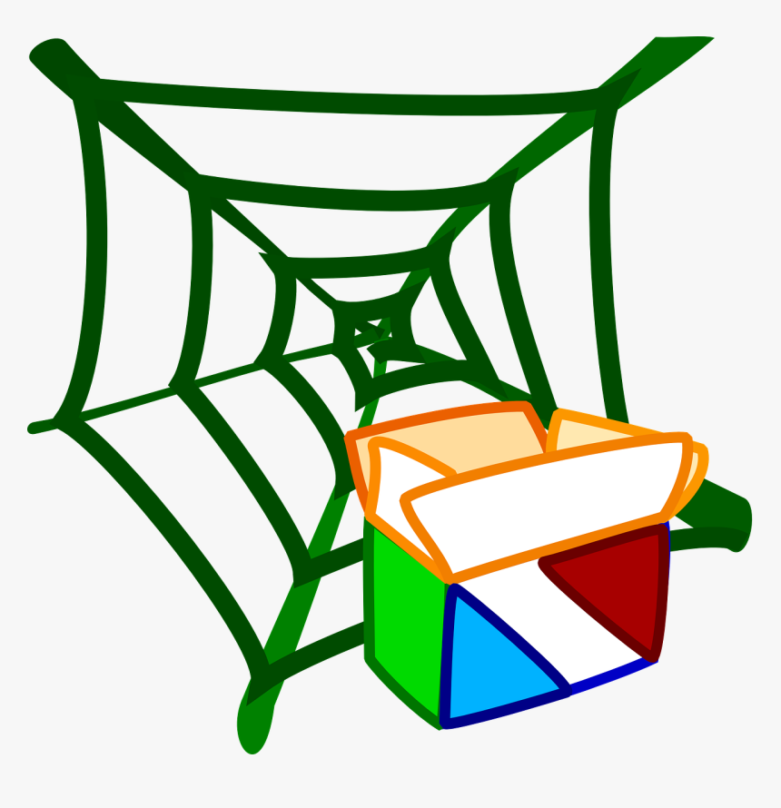 Spiderweb Spider Web Package Free Picture - Spider Web Cartoon Png, Transparent Png