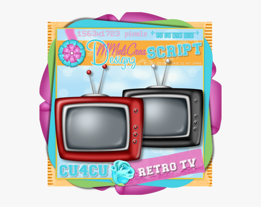 Retro Tv Script - Portable Network Graphics, HD Png Download