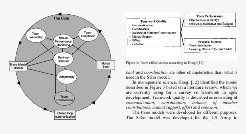 The Proposed Model Of - Big Five Teamwork Model, HD Png Download