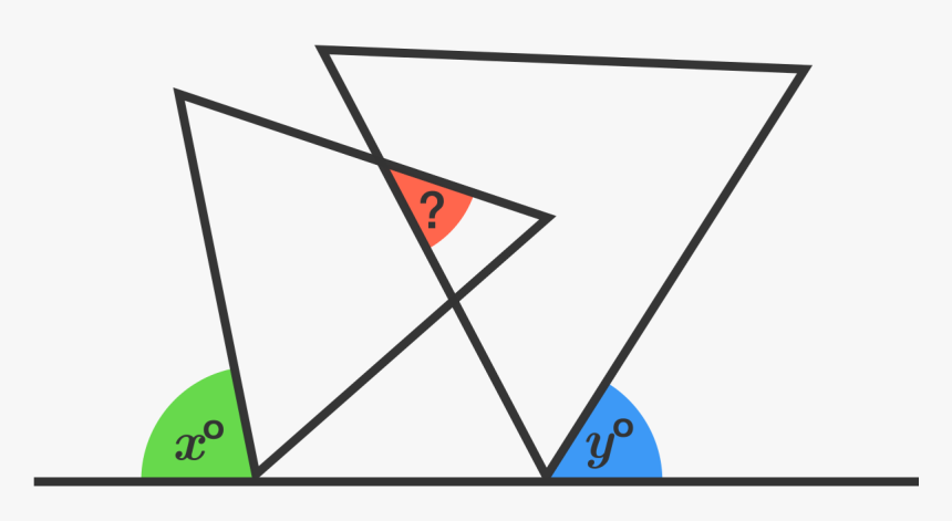 Transparent Triangle Clipart - Two Equilateral Triangles Overlap, HD Png Download