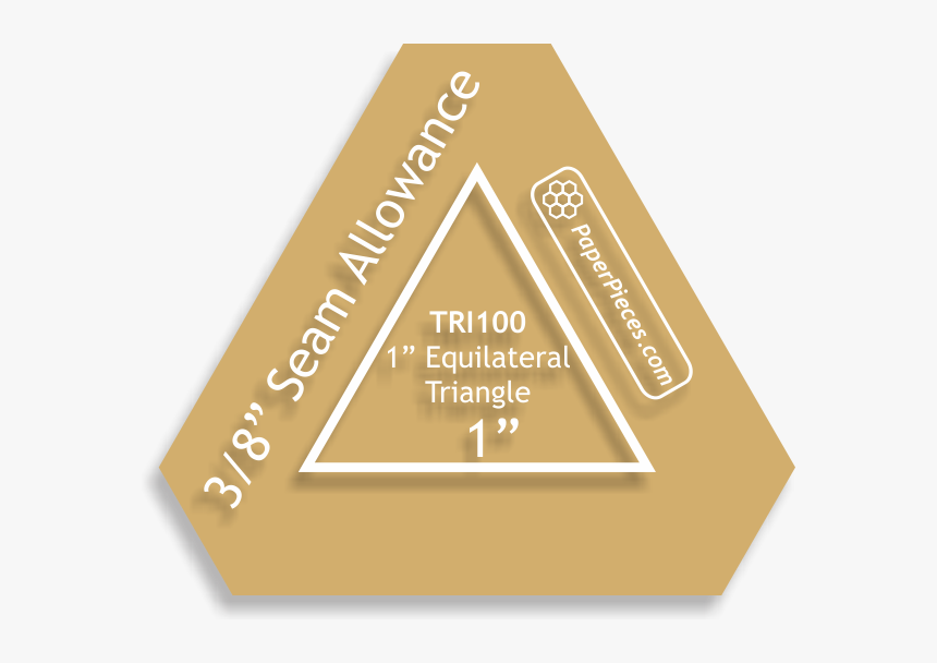 N- Acrylic Template Equilateral Triangle - Triangle, HD Png Download