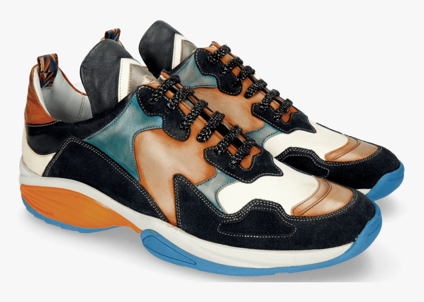 Sneakers Kobe 1 Suede Pattini Navy Vegas White Turquoise - Sneakers, HD Png Download