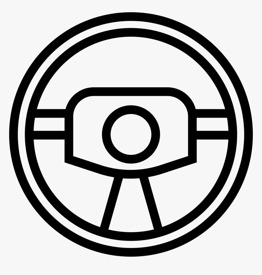 Steering Wheel Outline - 住所 不定 無職 バンド, HD Png Download
