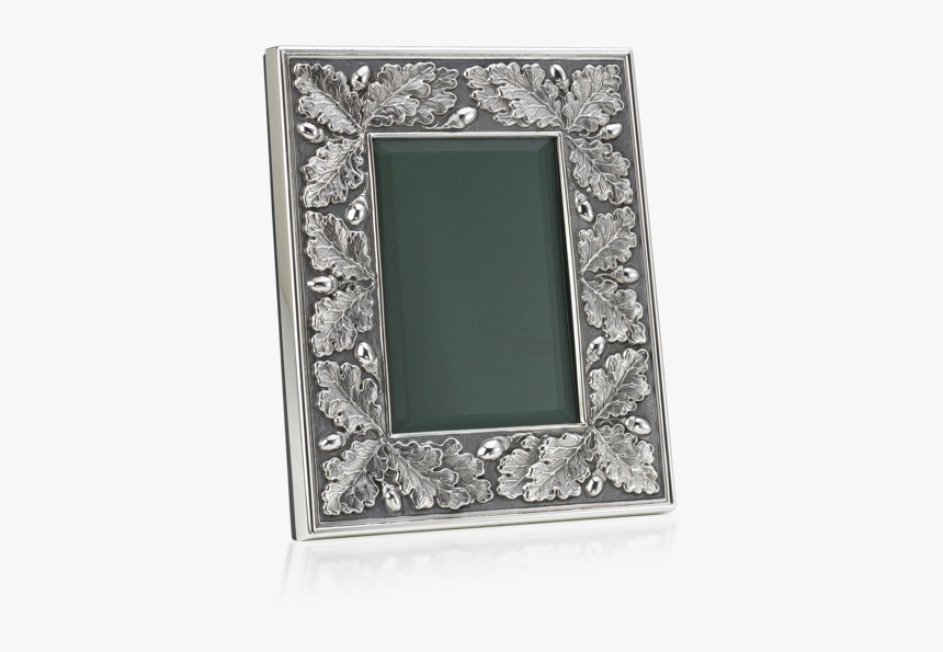 Oak Leaves And Acorns - Acorn Pewter Picture Frame, HD Png Download