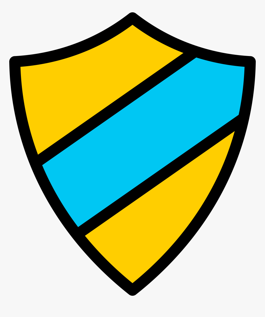 Emblem Icon Yellow-light Blue, HD Png Download
