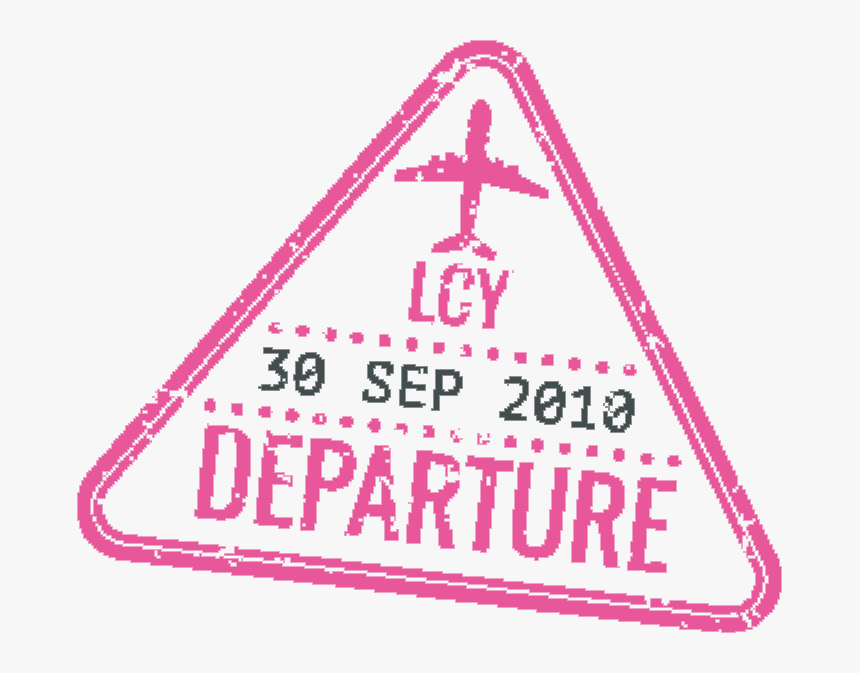 Passport Stamp Departure - Departure Stamp Png, Transparent Png