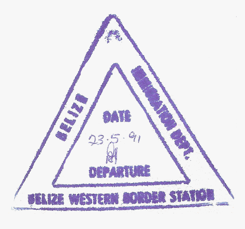 Belize Passport Stamp , Png Download - Immigration Stamps Png, Transparent Png