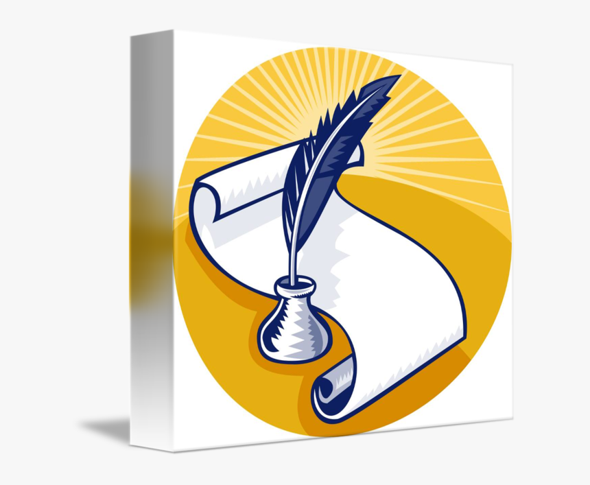 Share On Tumblr - Pen And Paper Emblem, HD Png Download