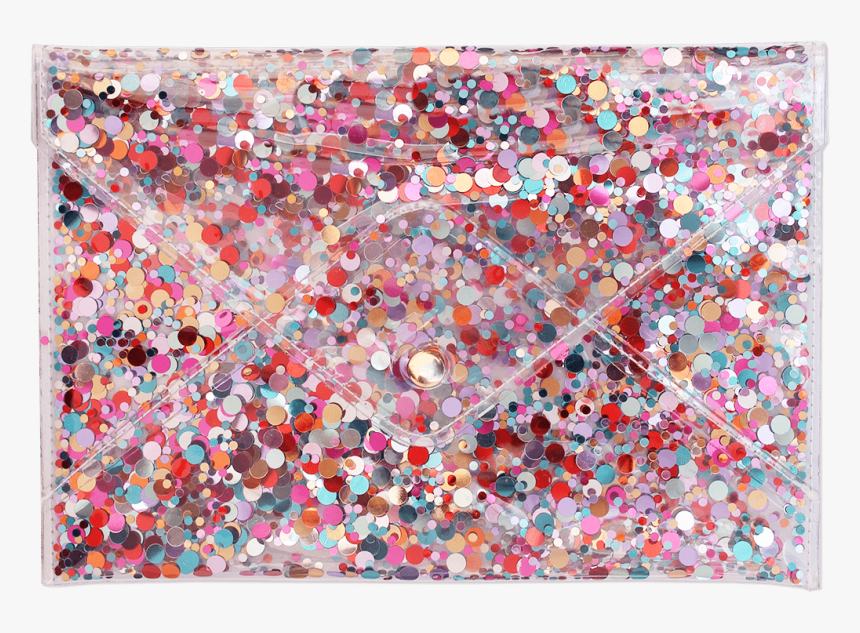 Confetti Envelope Clutch, HD Png Download