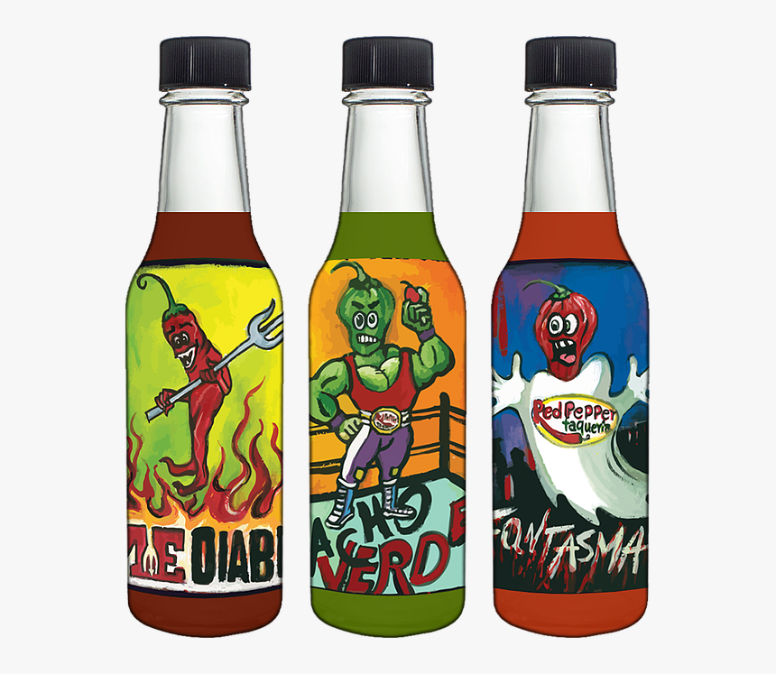 Chicosaucebottles - Glass Bottle, HD Png Download
