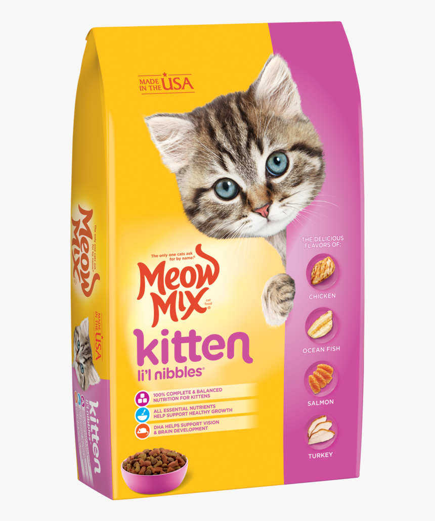 Meow Mix Kitten Food, HD Png Download , Transparent Png Image - PNGitem